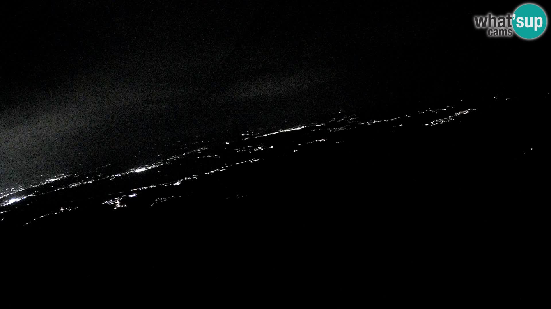 Mount Krim webcam near Ljubljana – Slovenia – view to Grosuplje