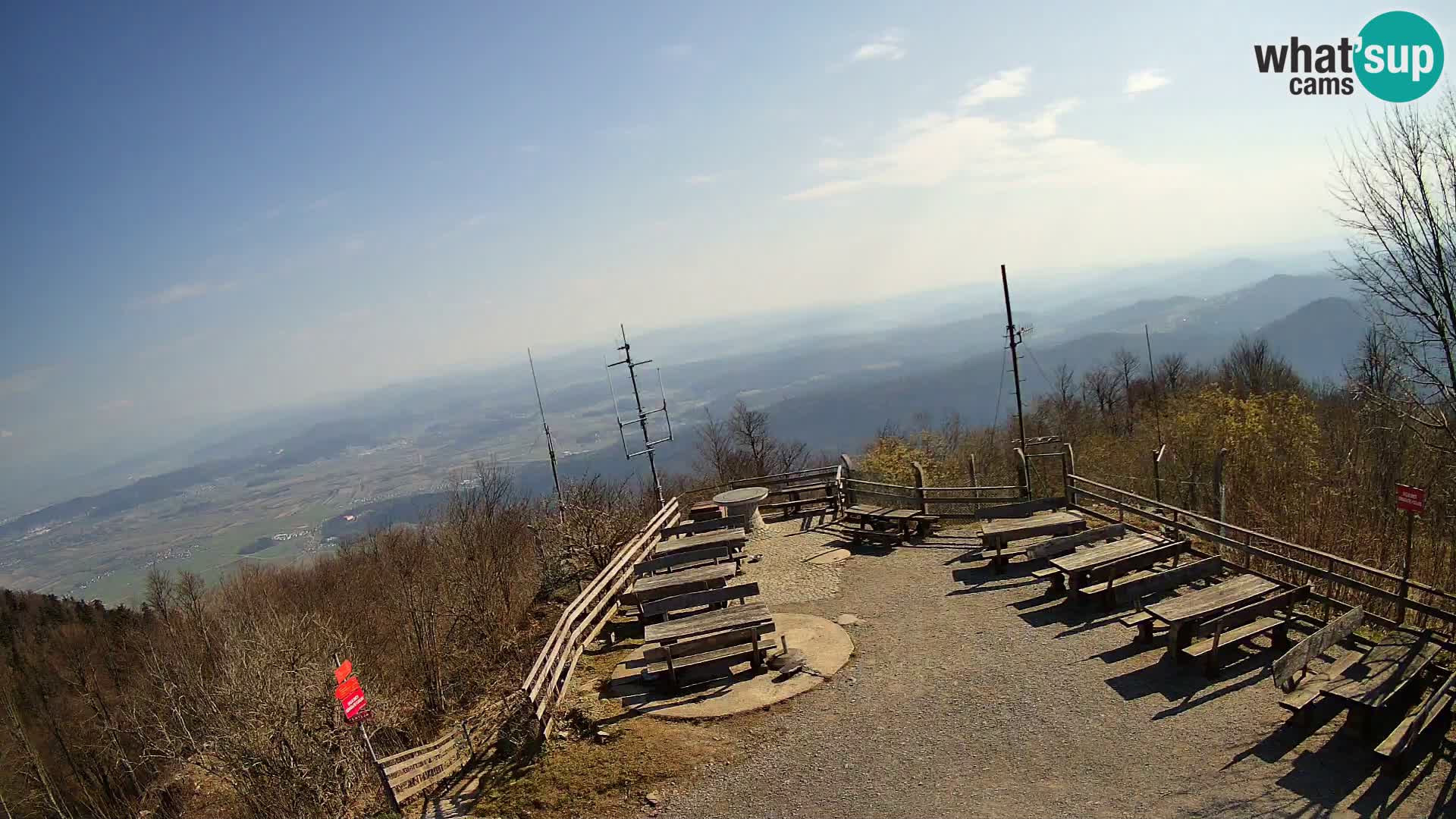 Spletna kamera Krim pri Ljubljani – pogled proti Grosuplju