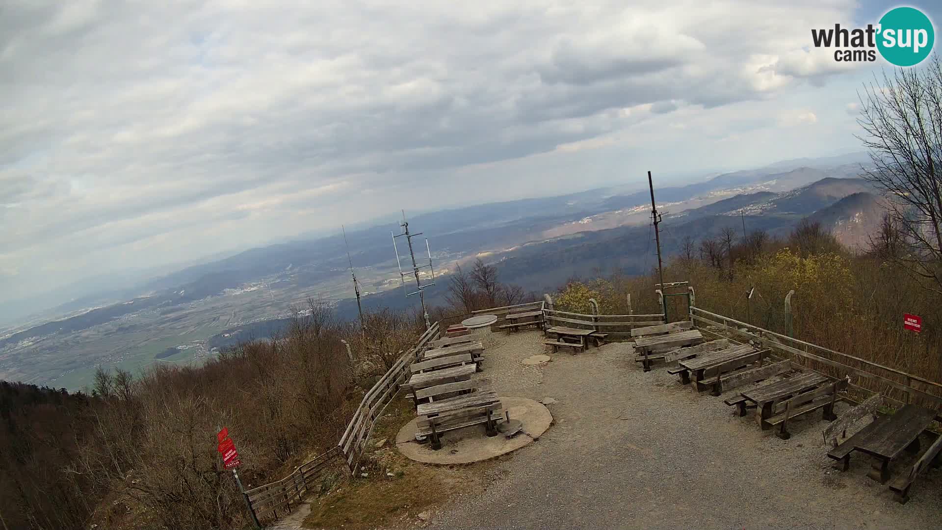 webcam Baita Krim vicino Ljubljana – Slovenia – vista su Grosuplje