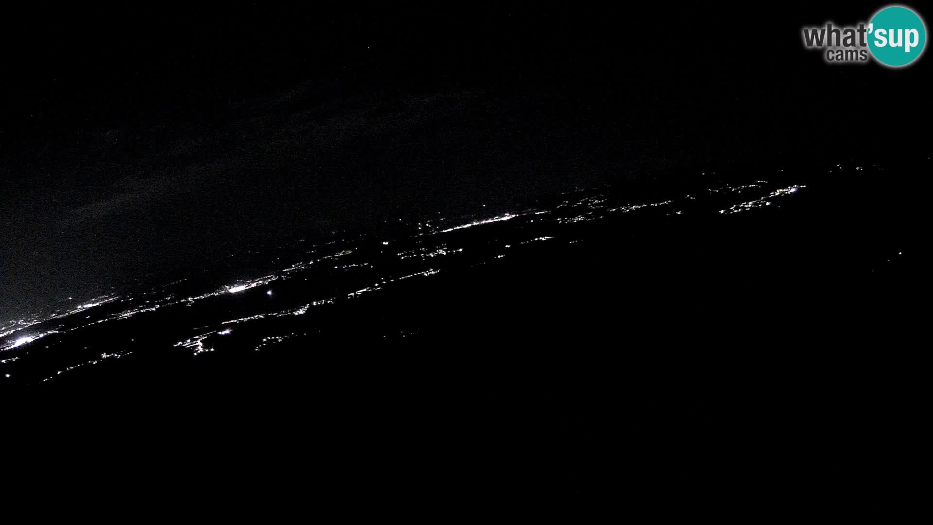 Mount Krim webcam near Ljubljana – Slovenia – view to Grosuplje