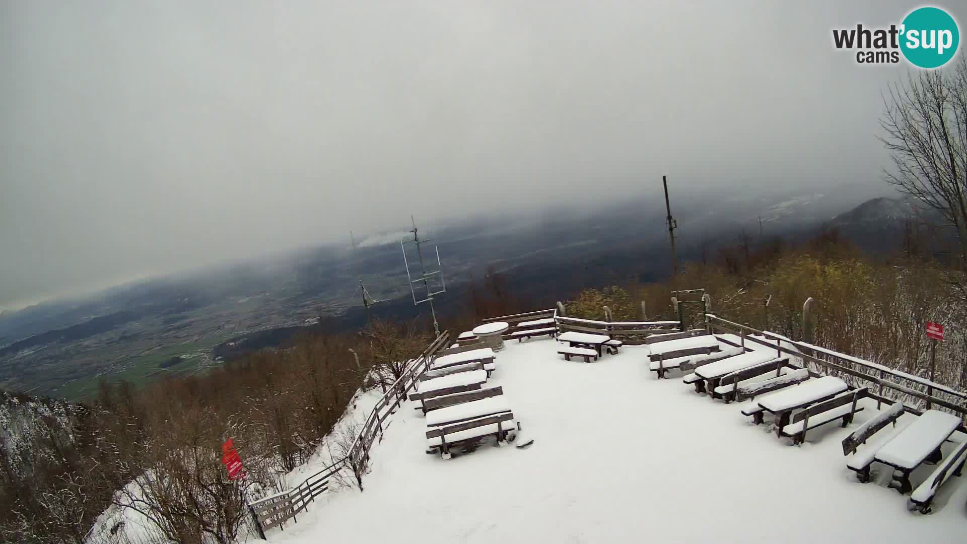 webcam Baita Krim vicino Ljubljana – Slovenia – vista su Grosuplje