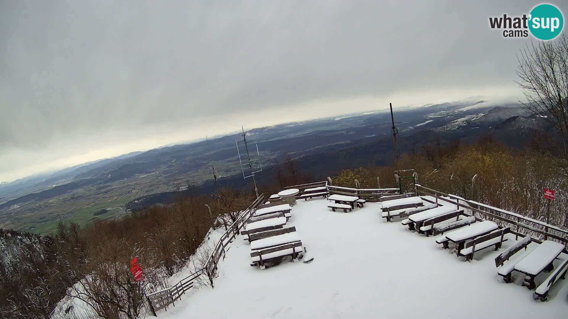 webcam Baita Krim vicino Ljubljana – Slovenia – vista su Grosuplje