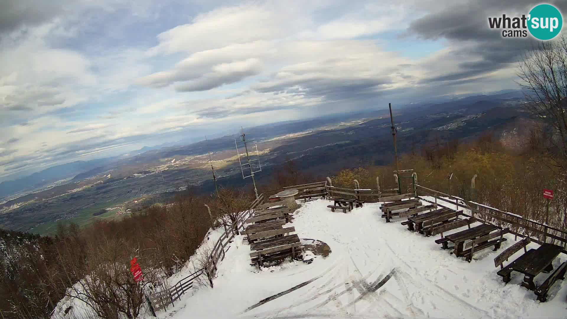 webcam Baita Krim vicino Ljubljana – Slovenia – vista su Grosuplje