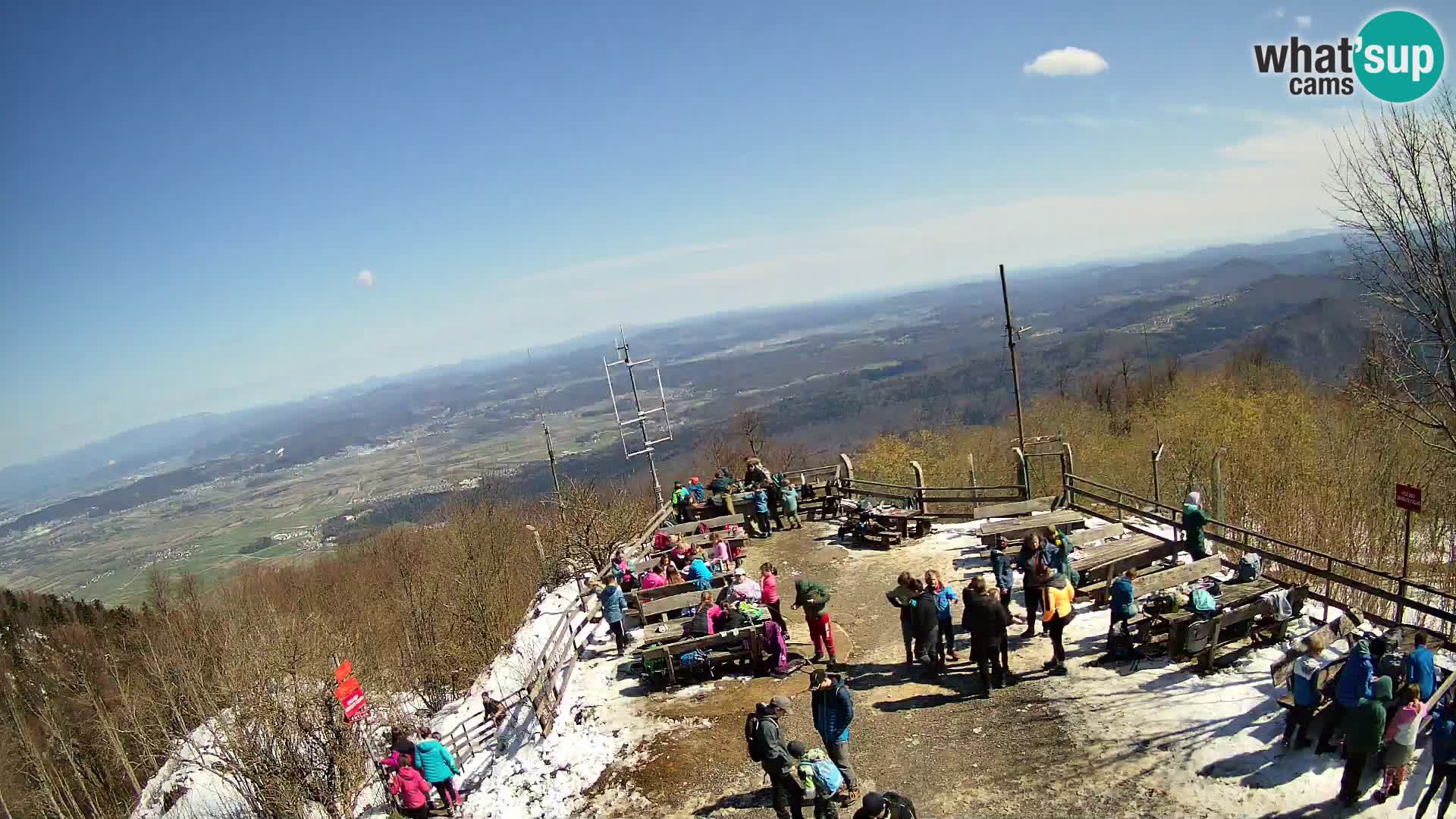 webcam Baita Krim vicino Ljubljana – Slovenia – vista su Grosuplje