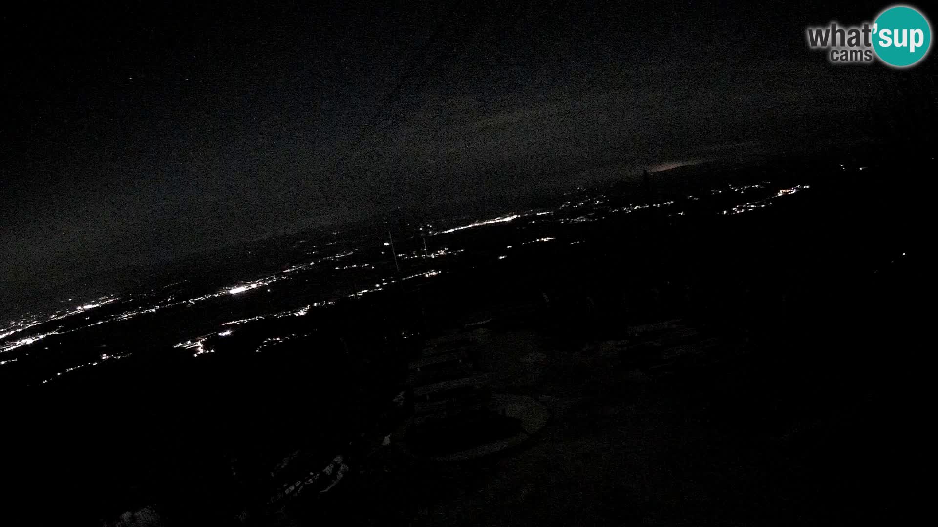 Mount Krim webcam near Ljubljana – Slovenia – view to Grosuplje