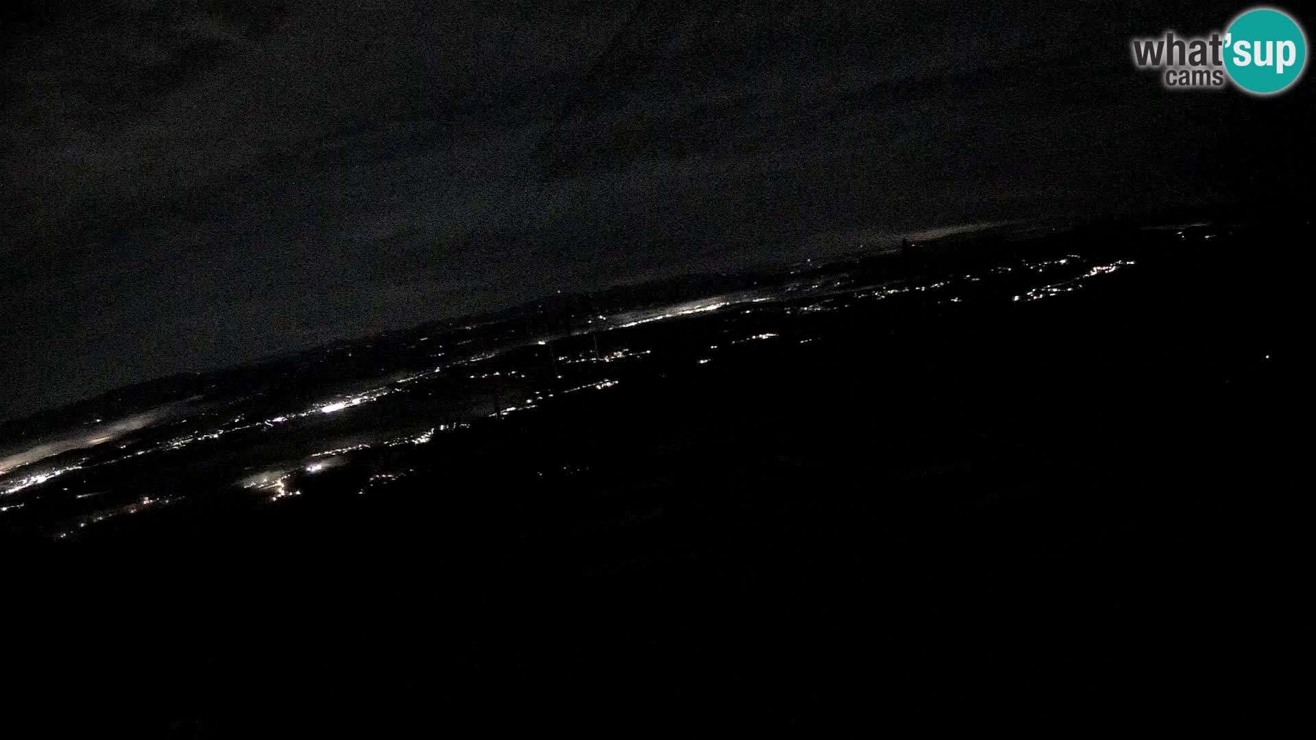 Mount Krim webcam near Ljubljana – Slovenia – view to Grosuplje