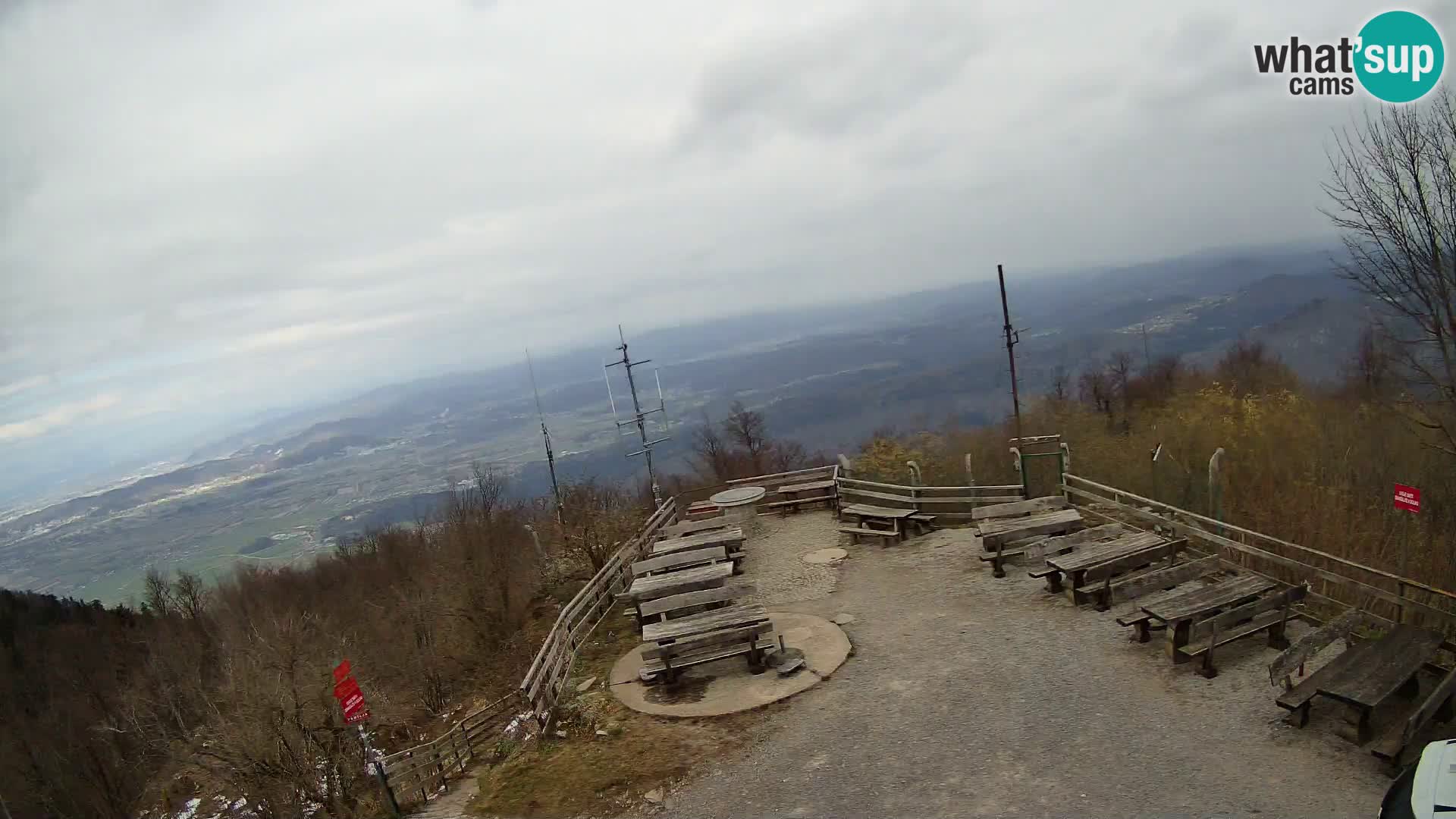 webcam Baita Krim vicino Ljubljana – Slovenia – vista su Grosuplje