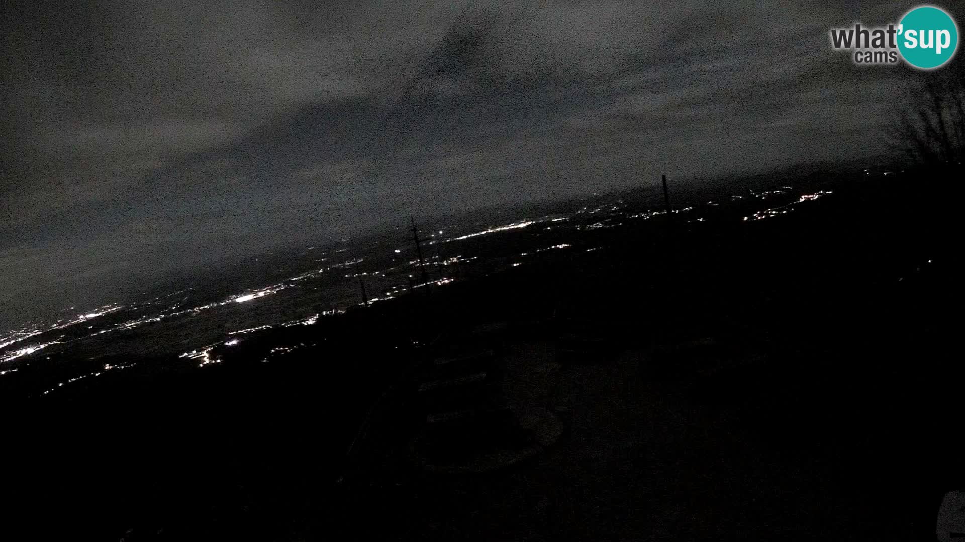 Mount Krim webcam near Ljubljana – Slovenia – view to Grosuplje