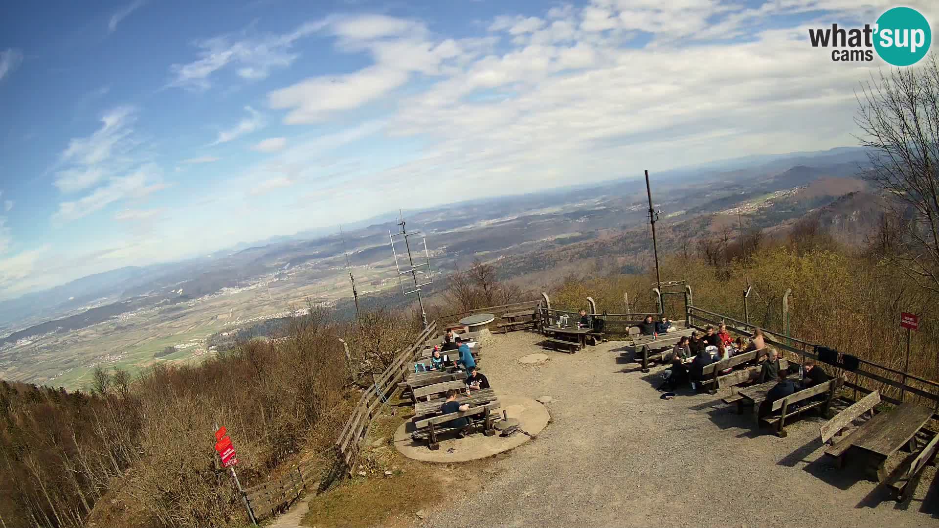webcam Baita Krim vicino Ljubljana – Slovenia – vista su Grosuplje