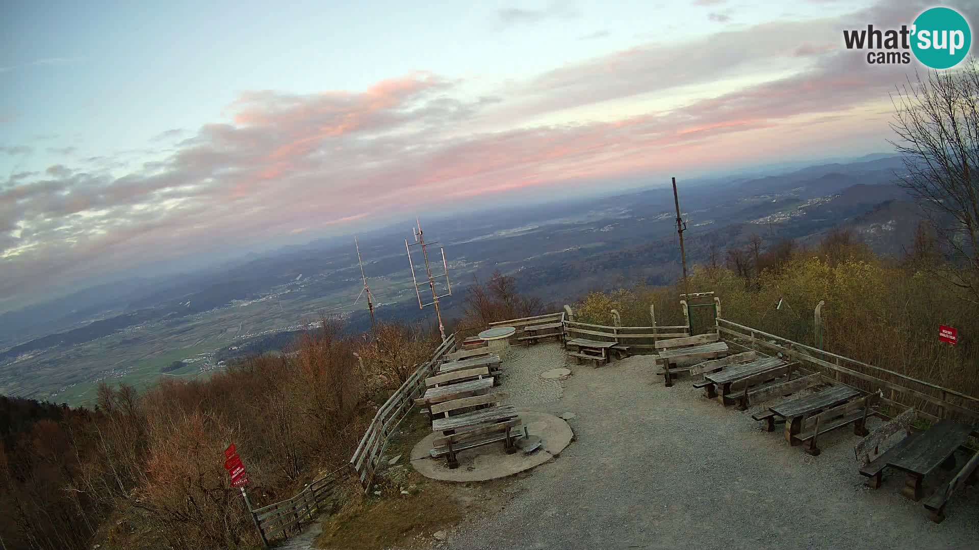 webcam Baita Krim vicino Ljubljana – Slovenia – vista su Grosuplje