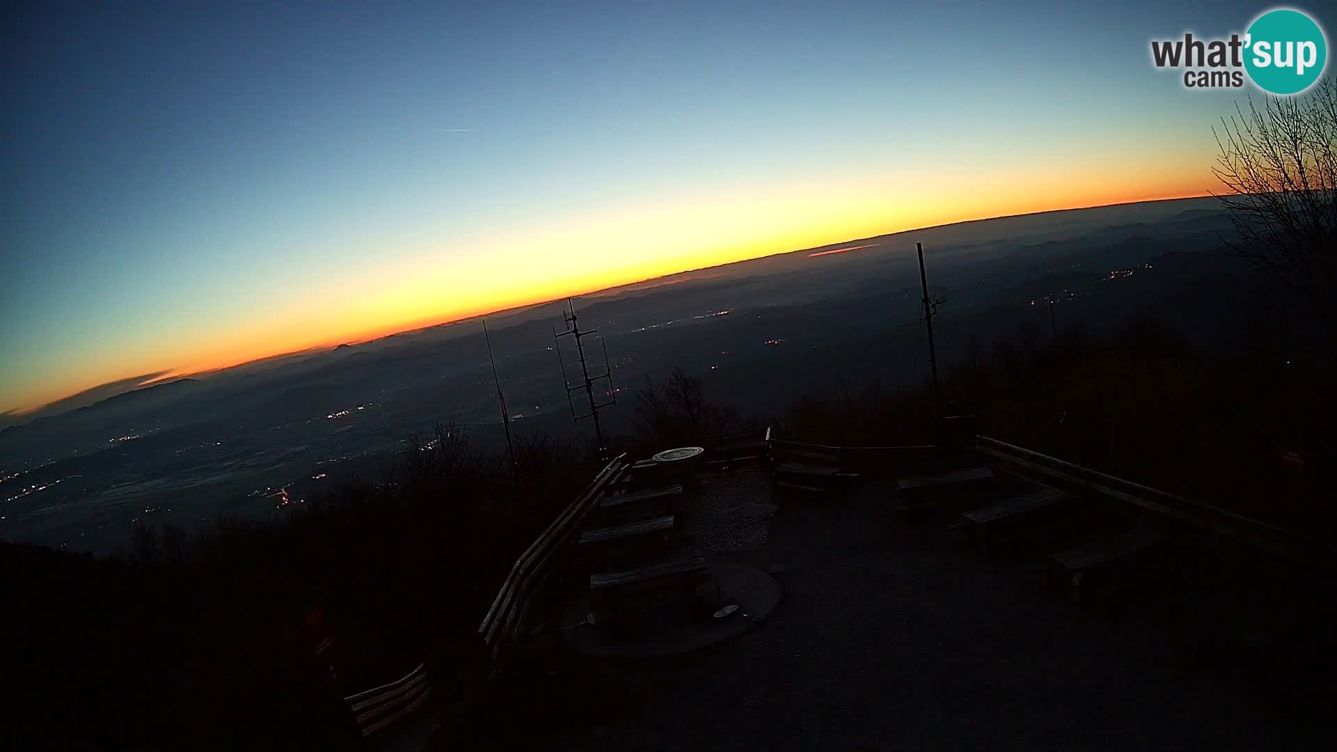 webcam Baita Krim vicino Ljubljana – Slovenia – vista su Grosuplje