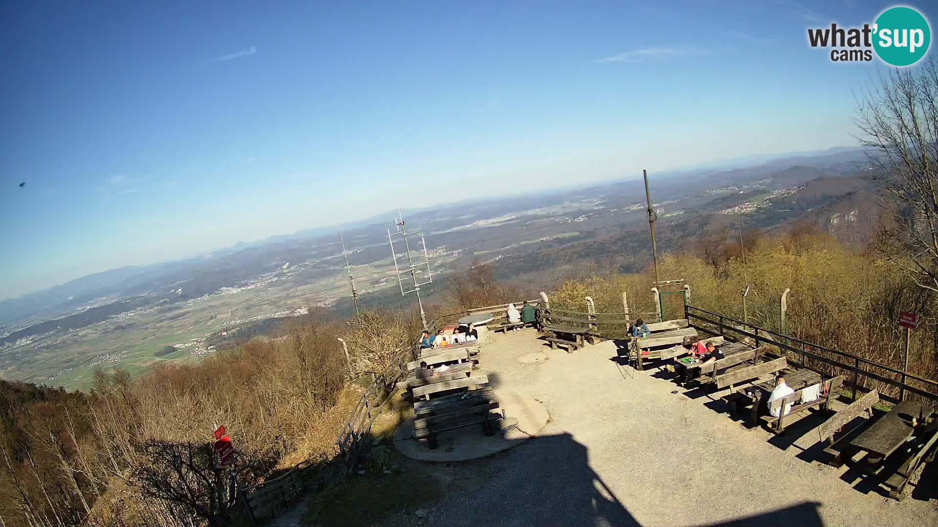 webcam Baita Krim vicino Ljubljana – Slovenia – vista su Grosuplje