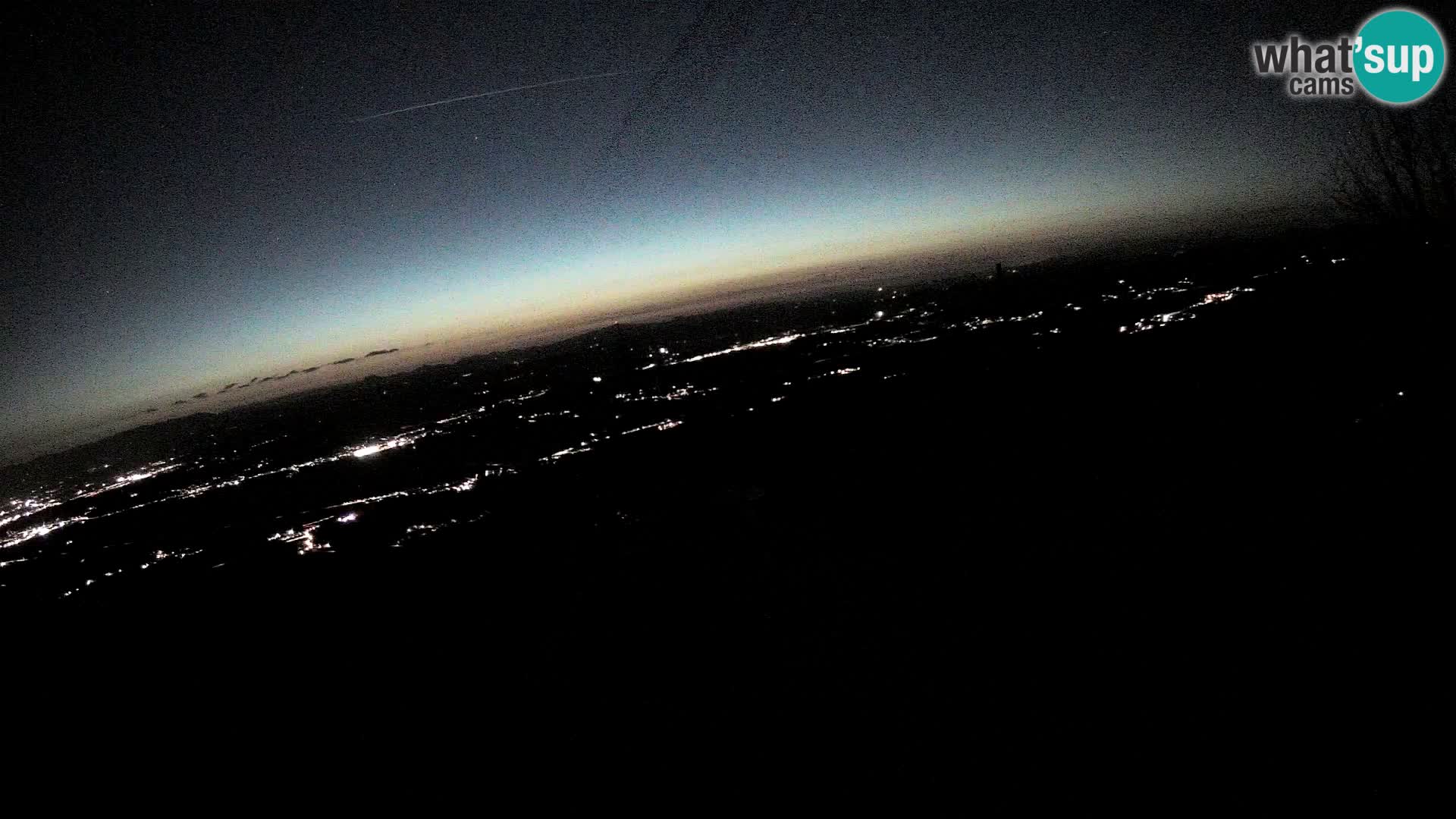 Mount Krim webcam near Ljubljana – Slovenia – view to Grosuplje