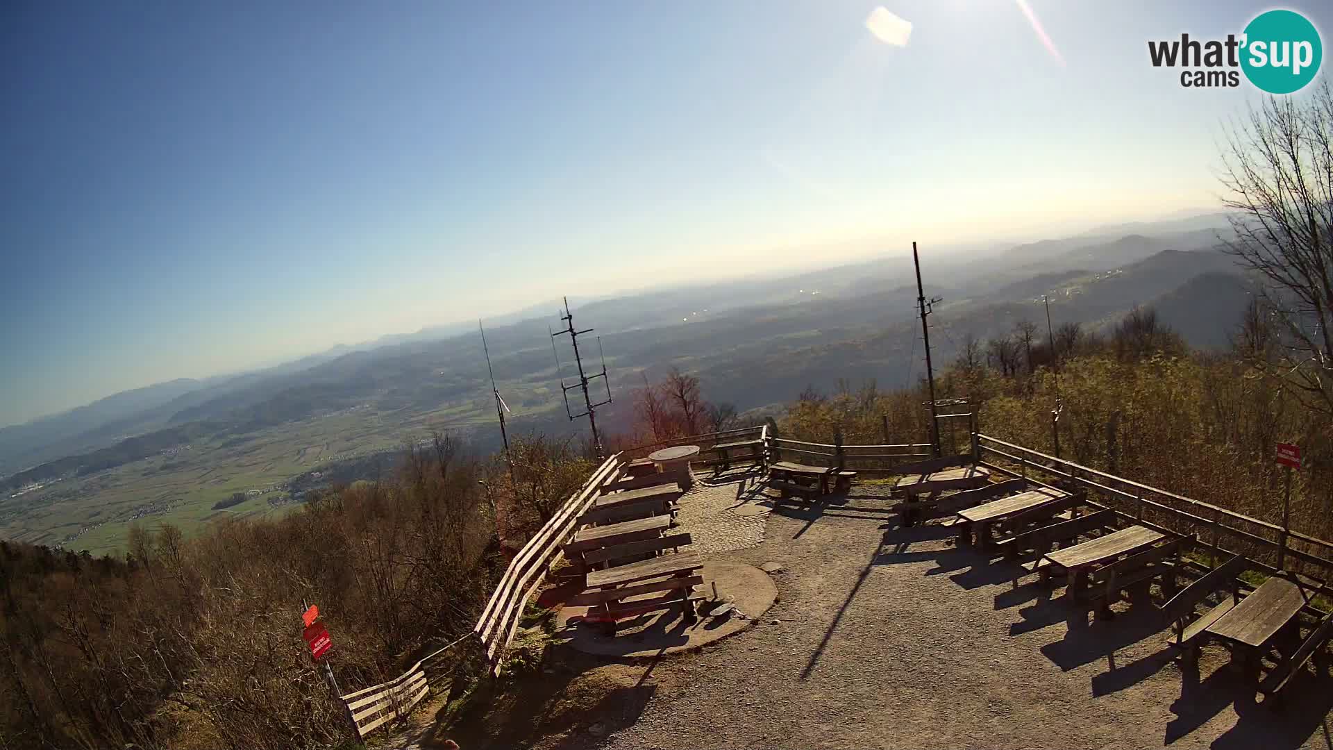 webcam Baita Krim vicino Ljubljana – Slovenia – vista su Grosuplje