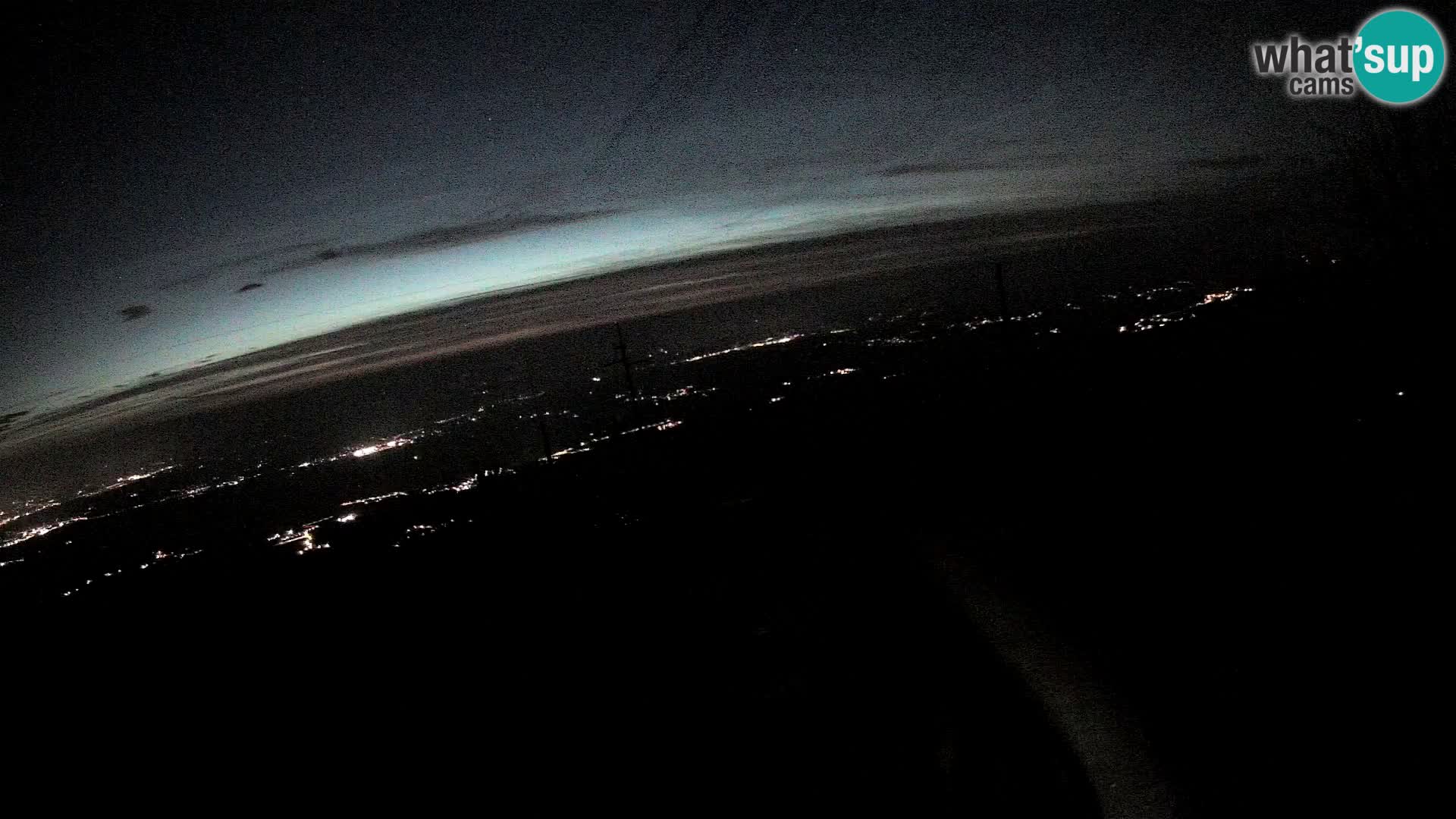 Mount Krim webcam near Ljubljana – Slovenia – view to Grosuplje