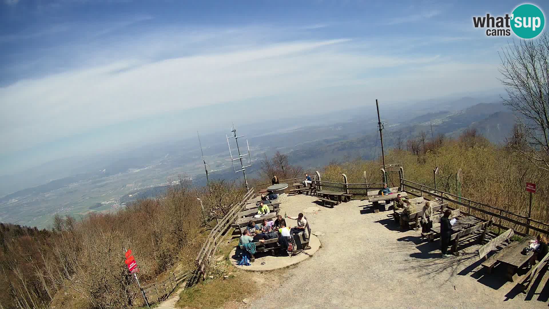 webcam Baita Krim vicino Ljubljana – Slovenia – vista su Grosuplje