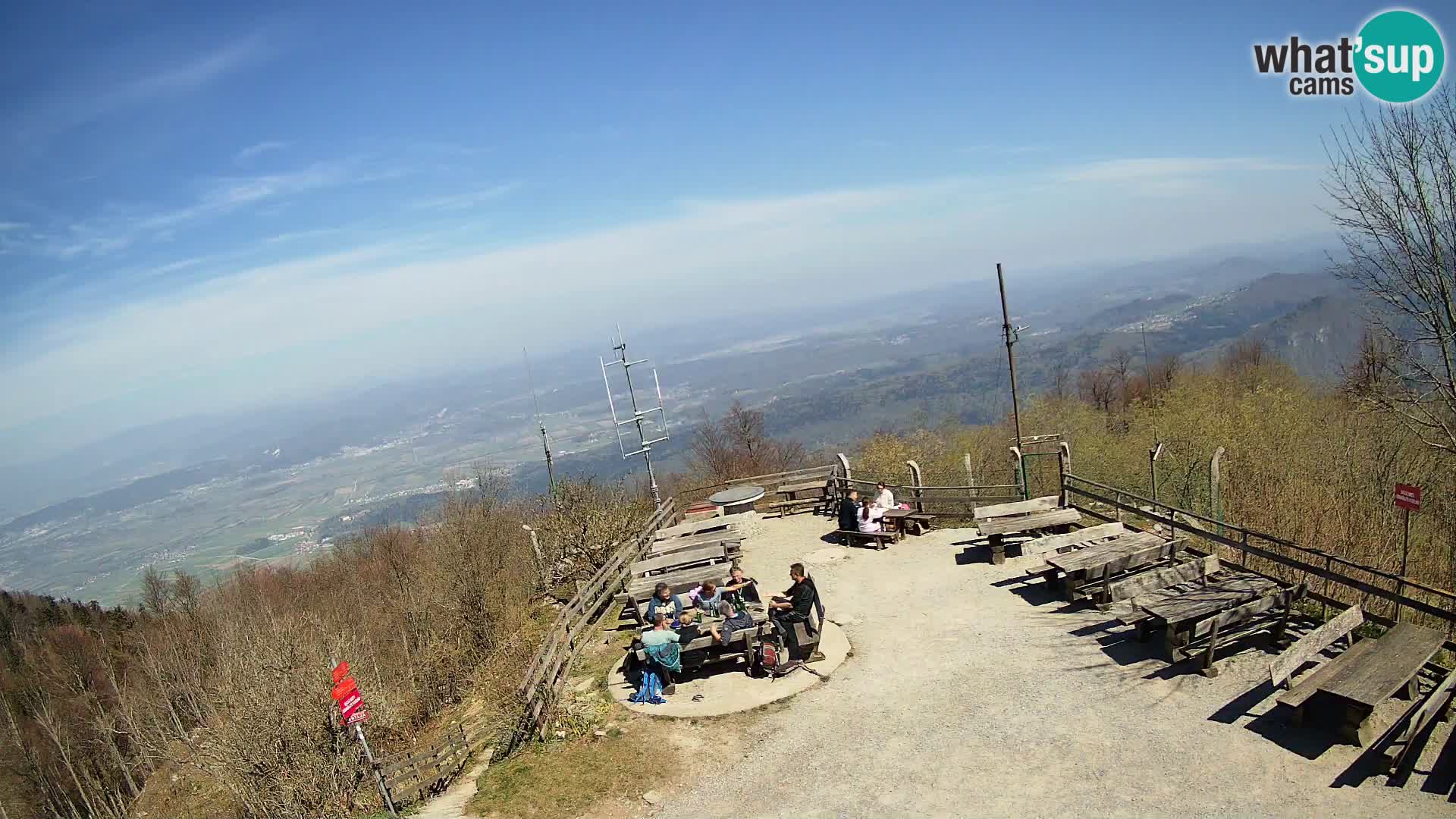 webcam Baita Krim vicino Ljubljana – Slovenia – vista su Grosuplje
