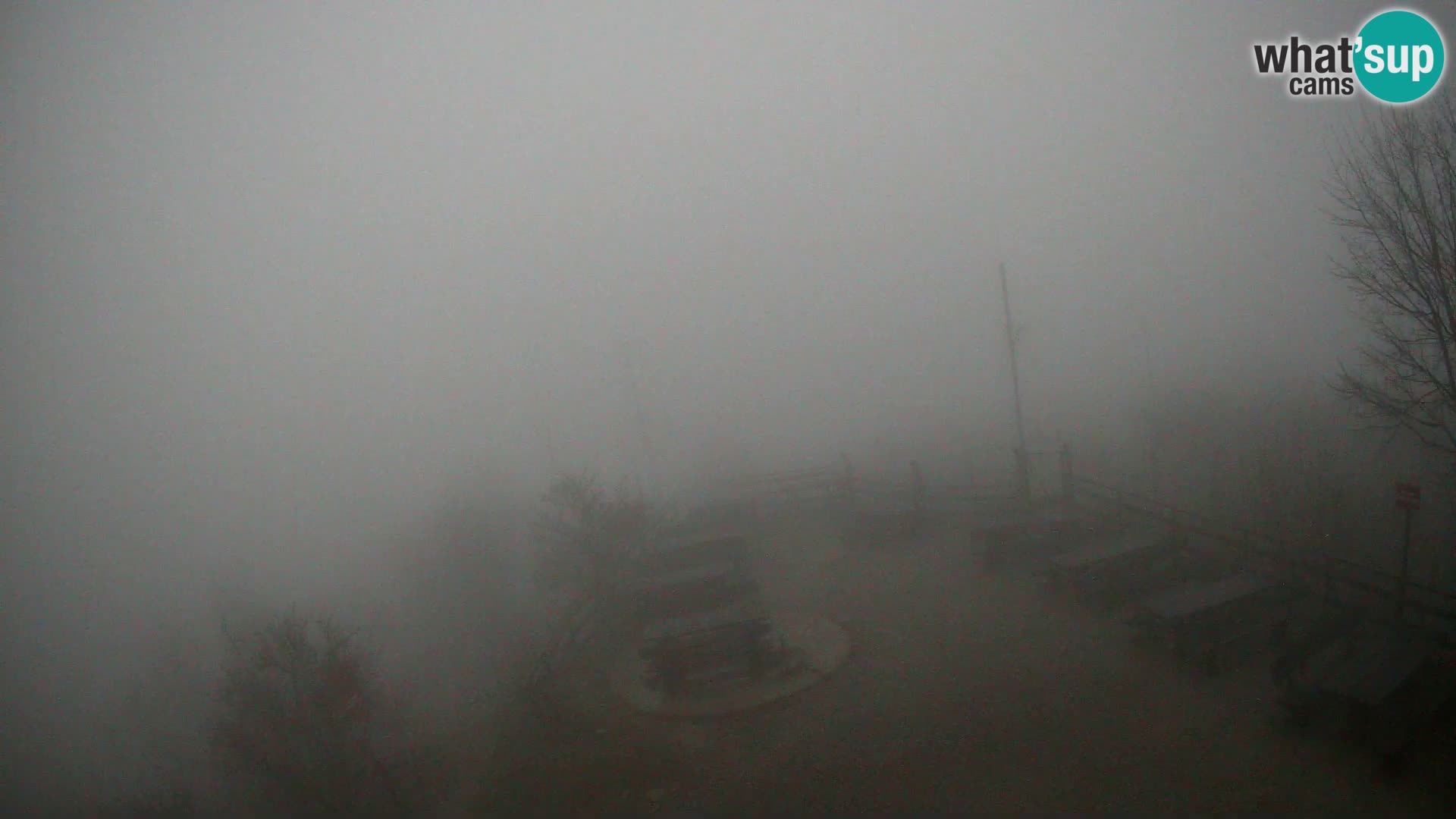 Mount Krim webcam near Ljubljana – Slovenia – view to Grosuplje