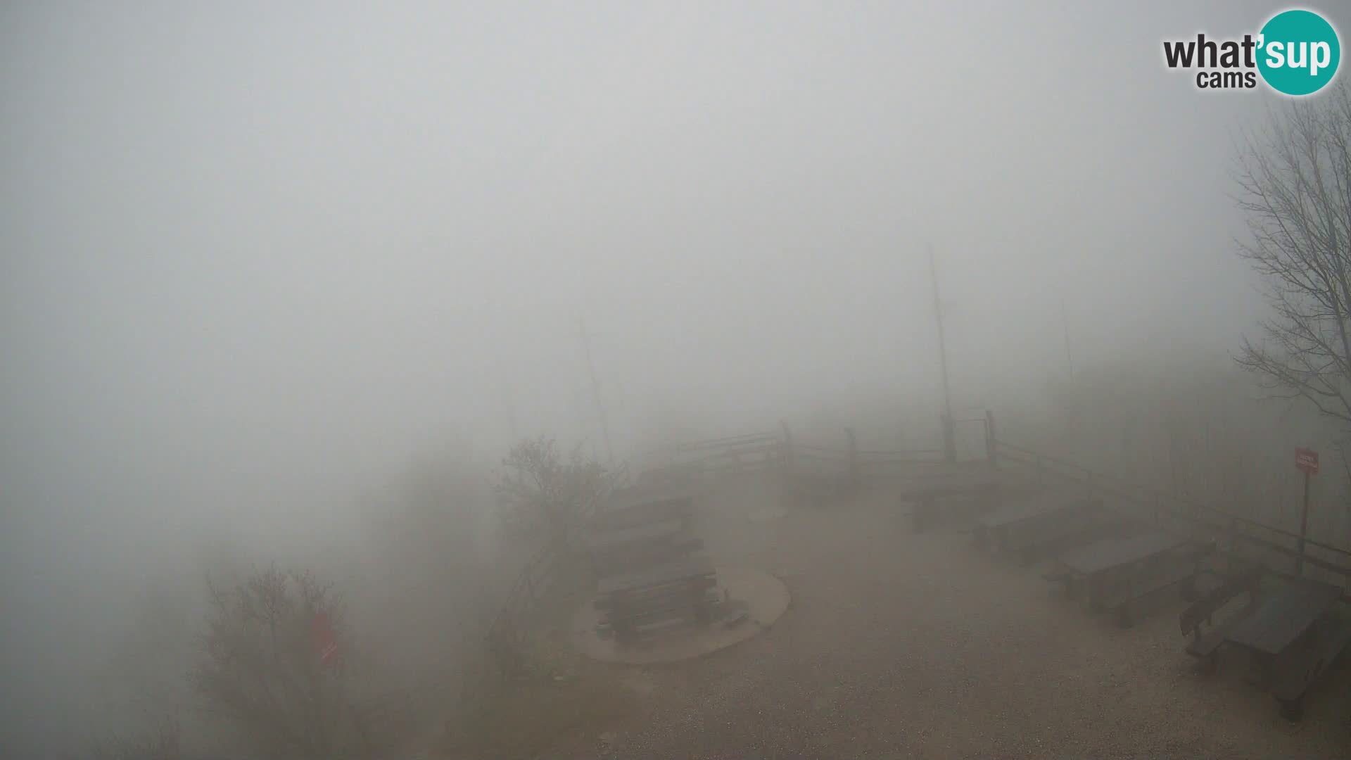 Mount Krim webcam near Ljubljana – Slovenia – view to Grosuplje