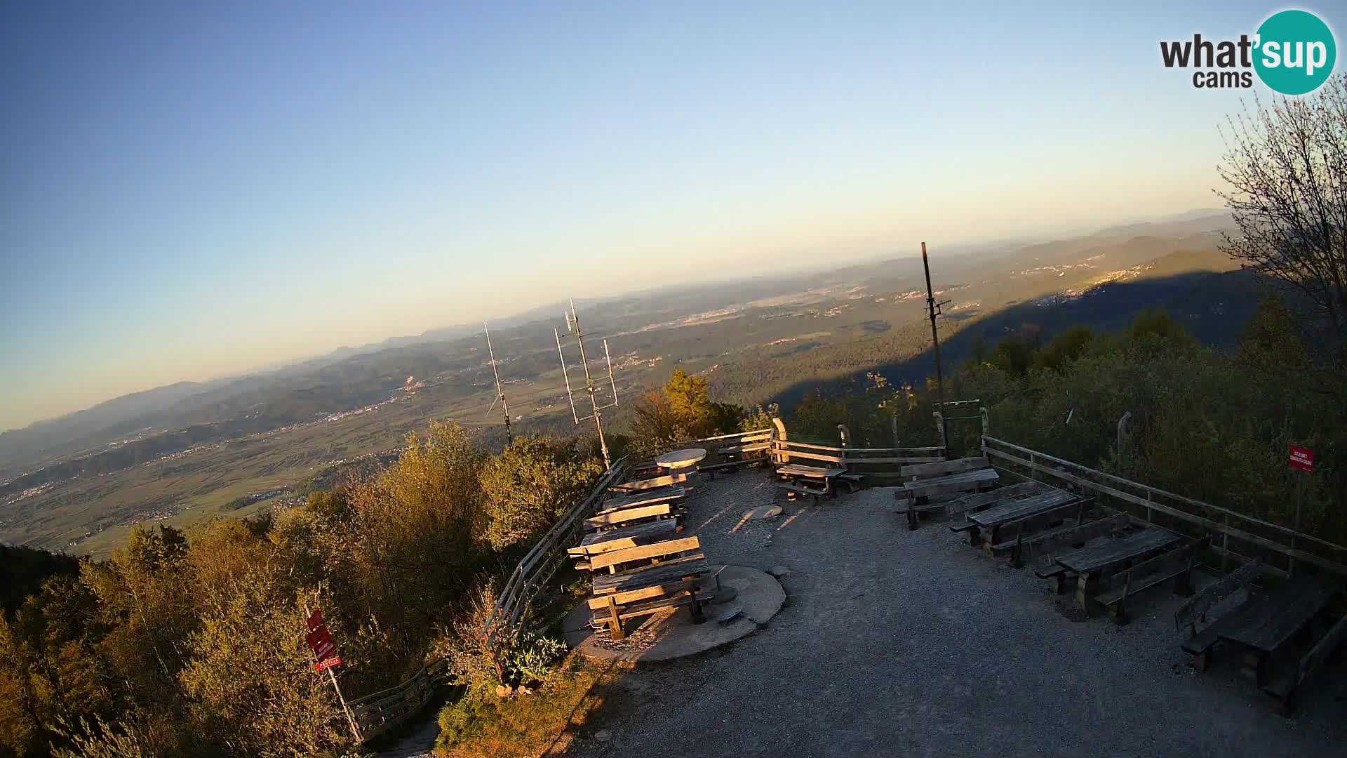webcam Baita Krim vicino Ljubljana – Slovenia – vista su Grosuplje