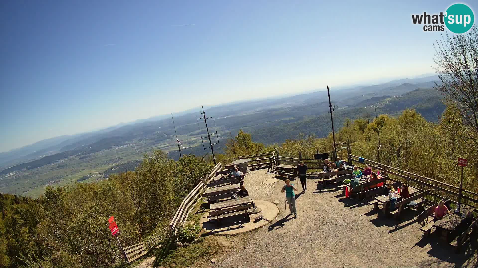 webcam Baita Krim vicino Ljubljana – Slovenia – vista su Grosuplje