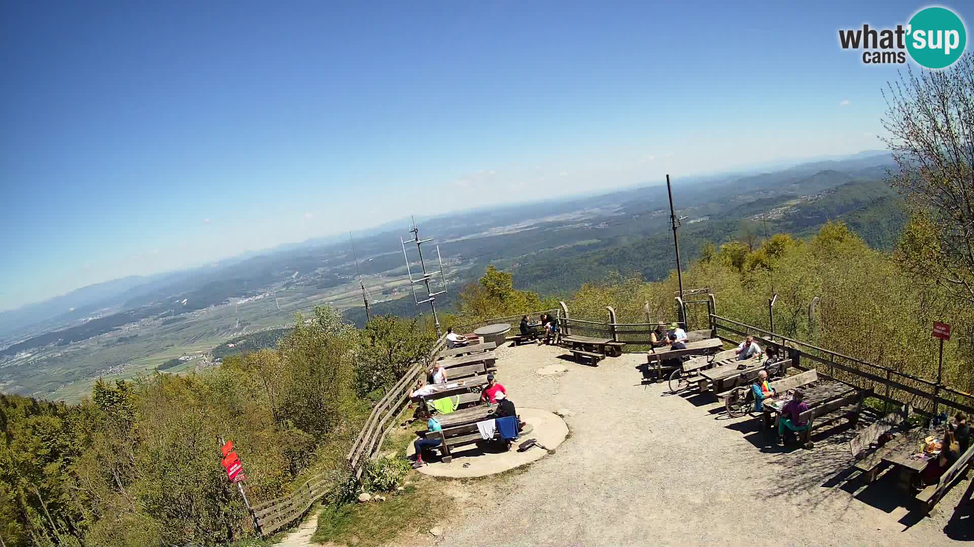 webcam Baita Krim vicino Ljubljana – Slovenia – vista su Grosuplje