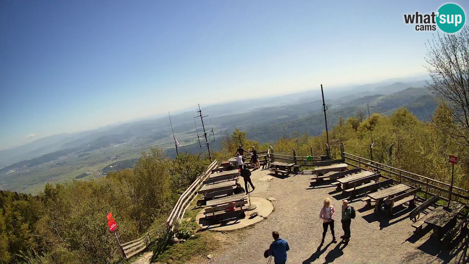webcam Baita Krim vicino Ljubljana – Slovenia – vista su Grosuplje