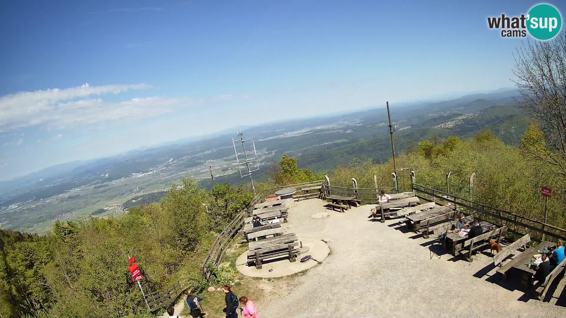 Spletna kamera Krim pri Ljubljani – pogled proti Grosuplju