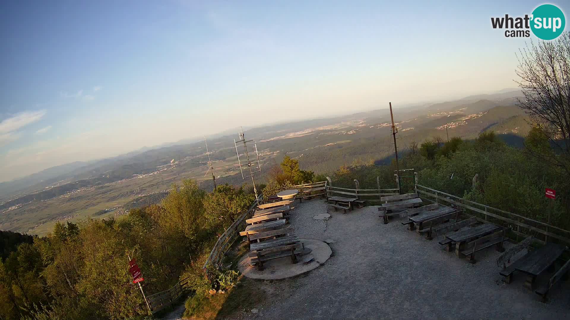 webcam Baita Krim vicino Ljubljana – Slovenia – vista su Grosuplje