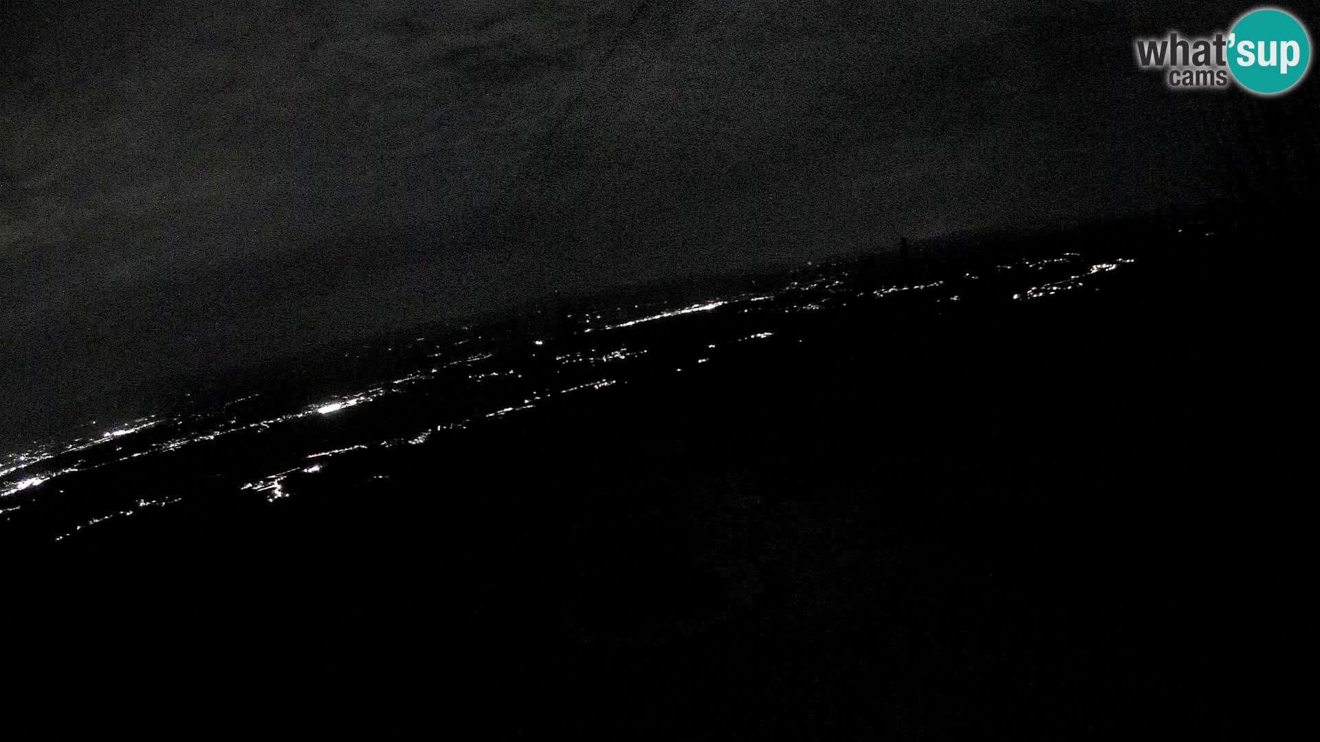 Mount Krim webcam near Ljubljana – Slovenia – view to Grosuplje