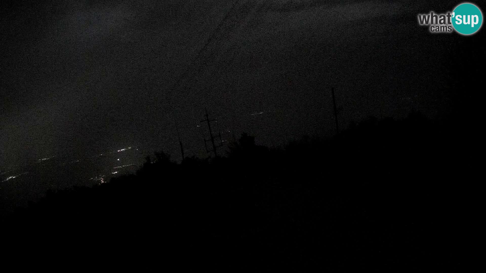 Mount Krim webcam near Ljubljana – Slovenia – view to Grosuplje