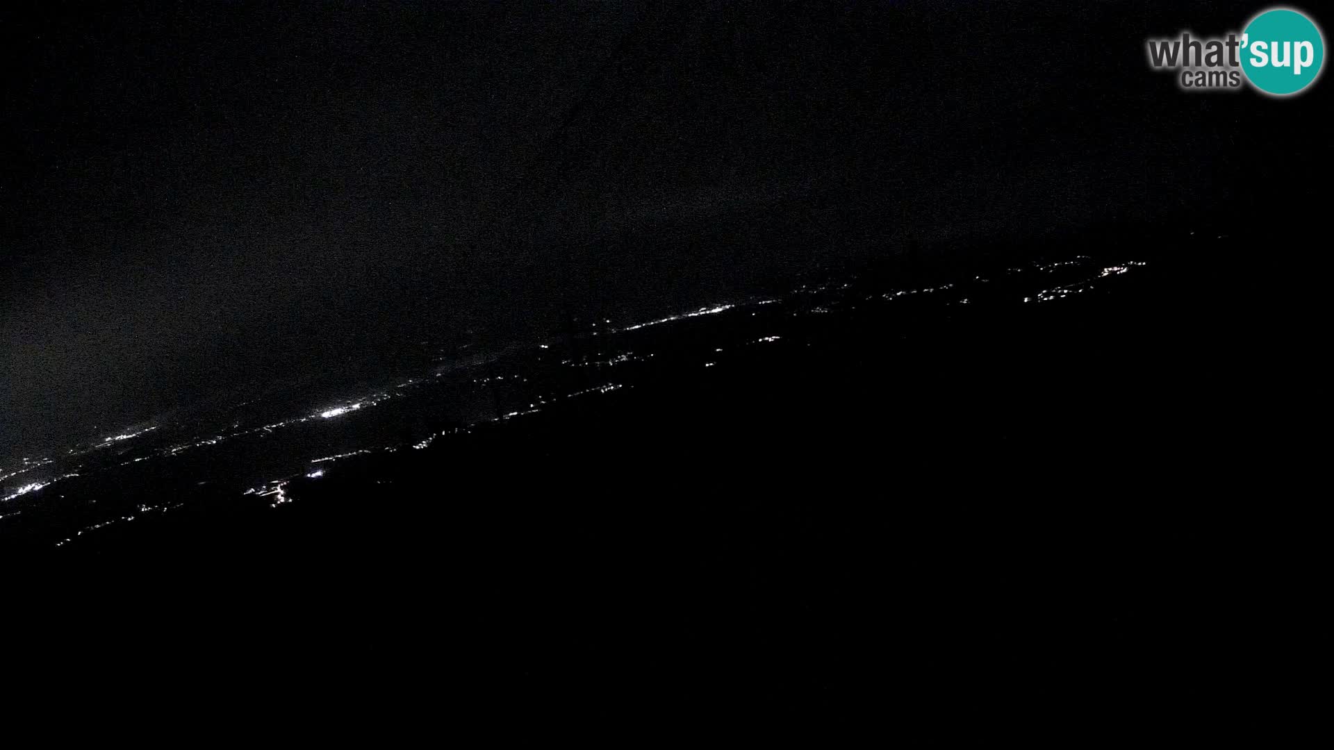 Mount Krim webcam near Ljubljana – Slovenia – view to Grosuplje