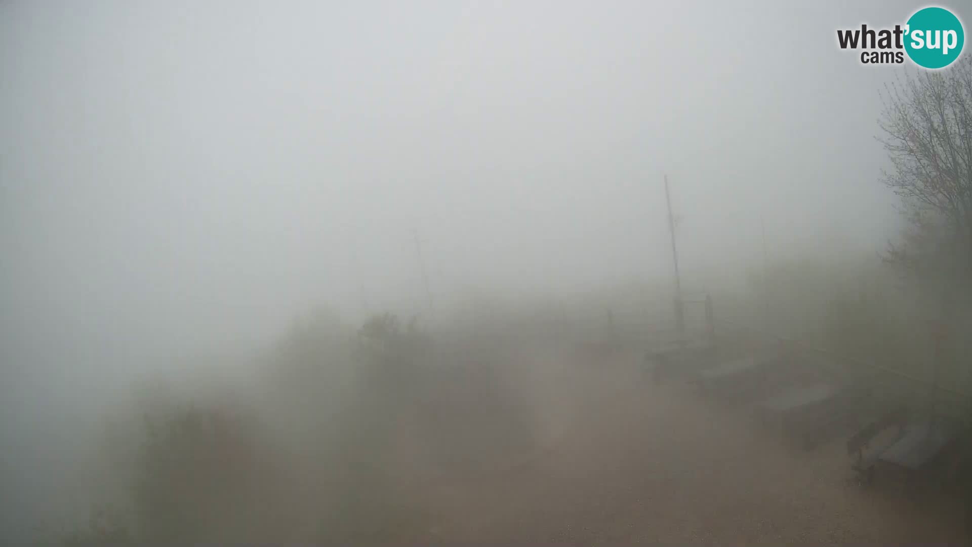 Mount Krim webcam near Ljubljana – Slovenia – view to Grosuplje