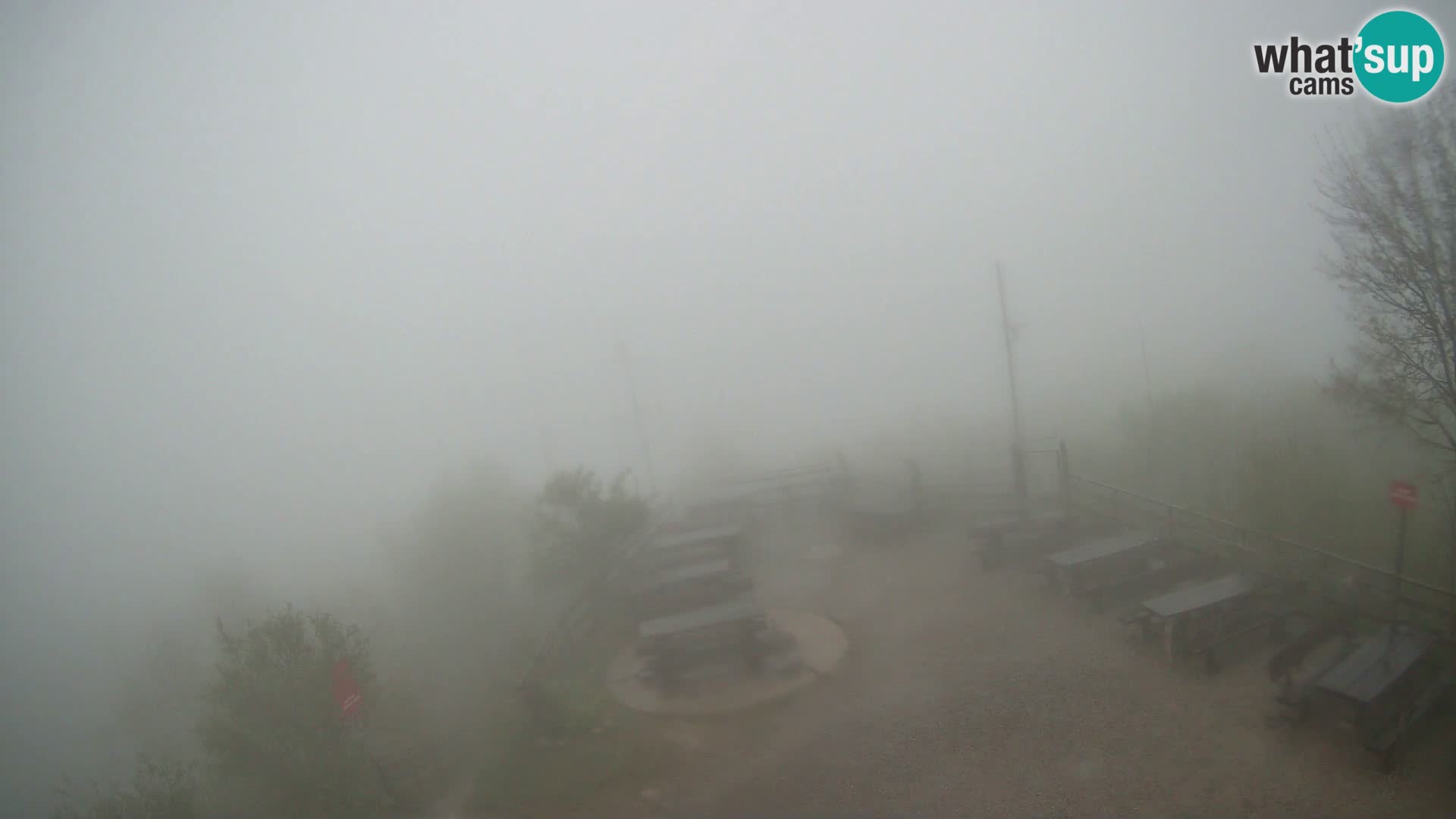 Mount Krim webcam near Ljubljana – Slovenia – view to Grosuplje