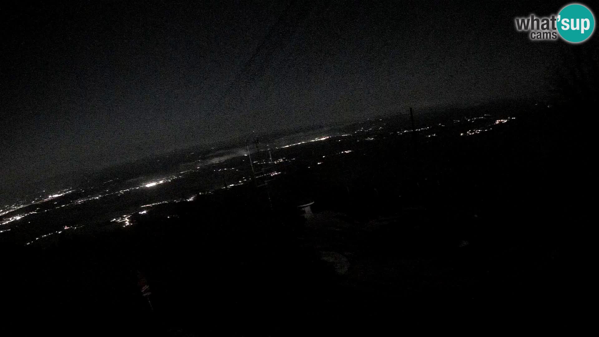 Mount Krim webcam near Ljubljana – Slovenia – view to Grosuplje