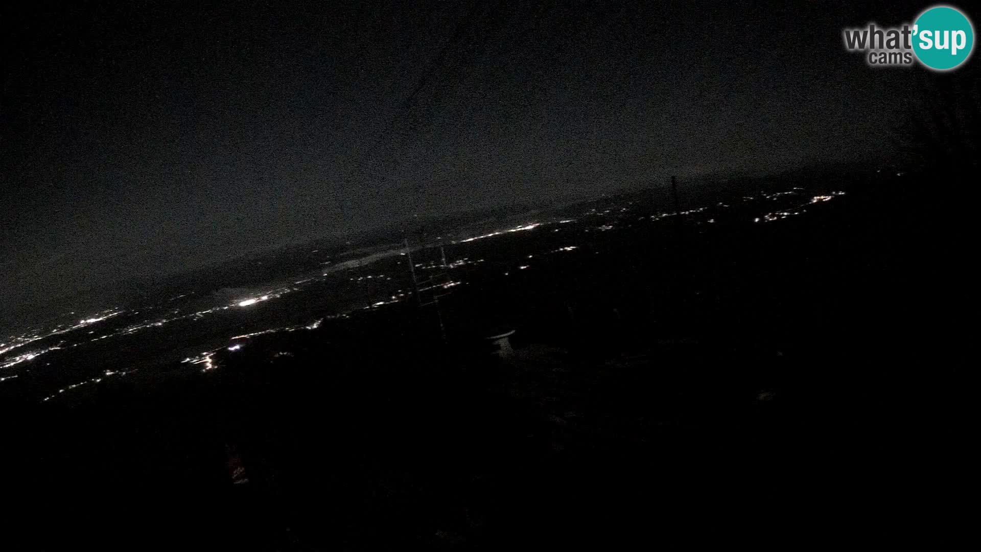 Mount Krim webcam near Ljubljana – Slovenia – view to Grosuplje