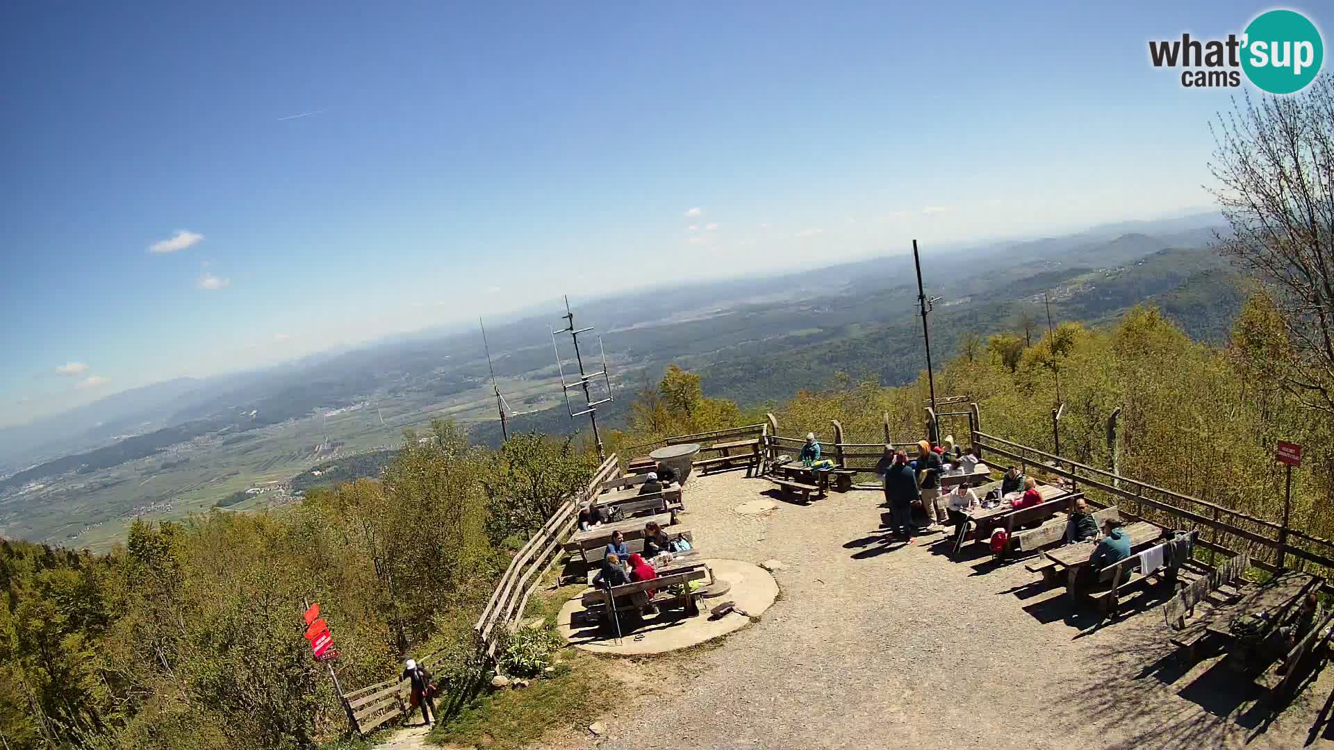 webcam Baita Krim vicino Ljubljana – Slovenia – vista su Grosuplje