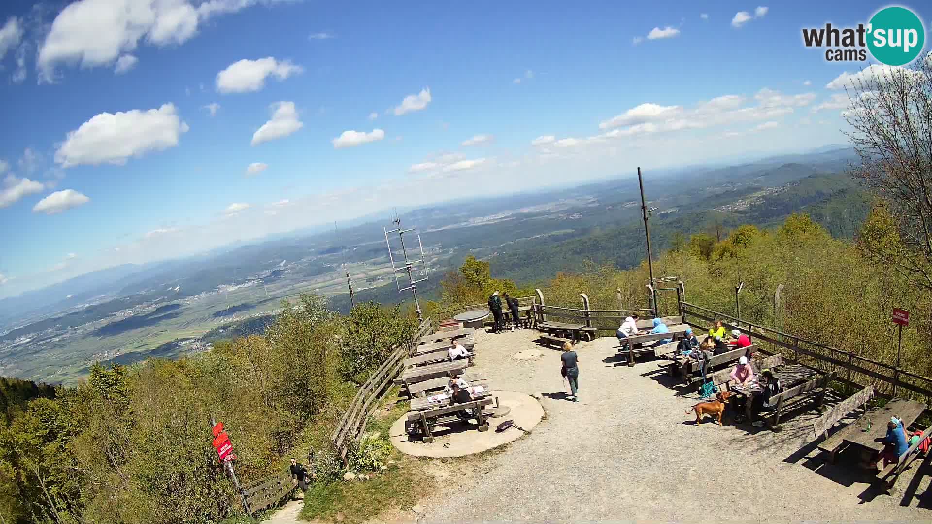 webcam Baita Krim vicino Ljubljana – Slovenia – vista su Grosuplje