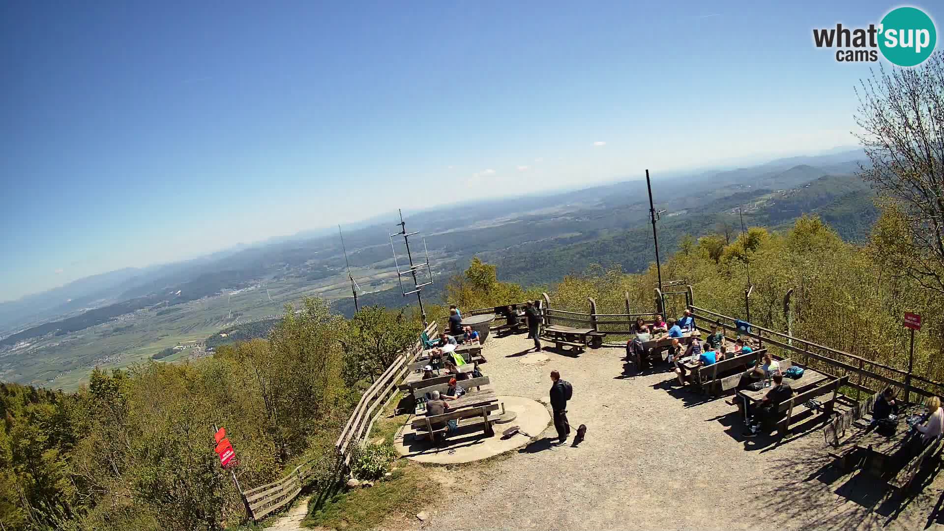 webcam Baita Krim vicino Ljubljana – Slovenia – vista su Grosuplje