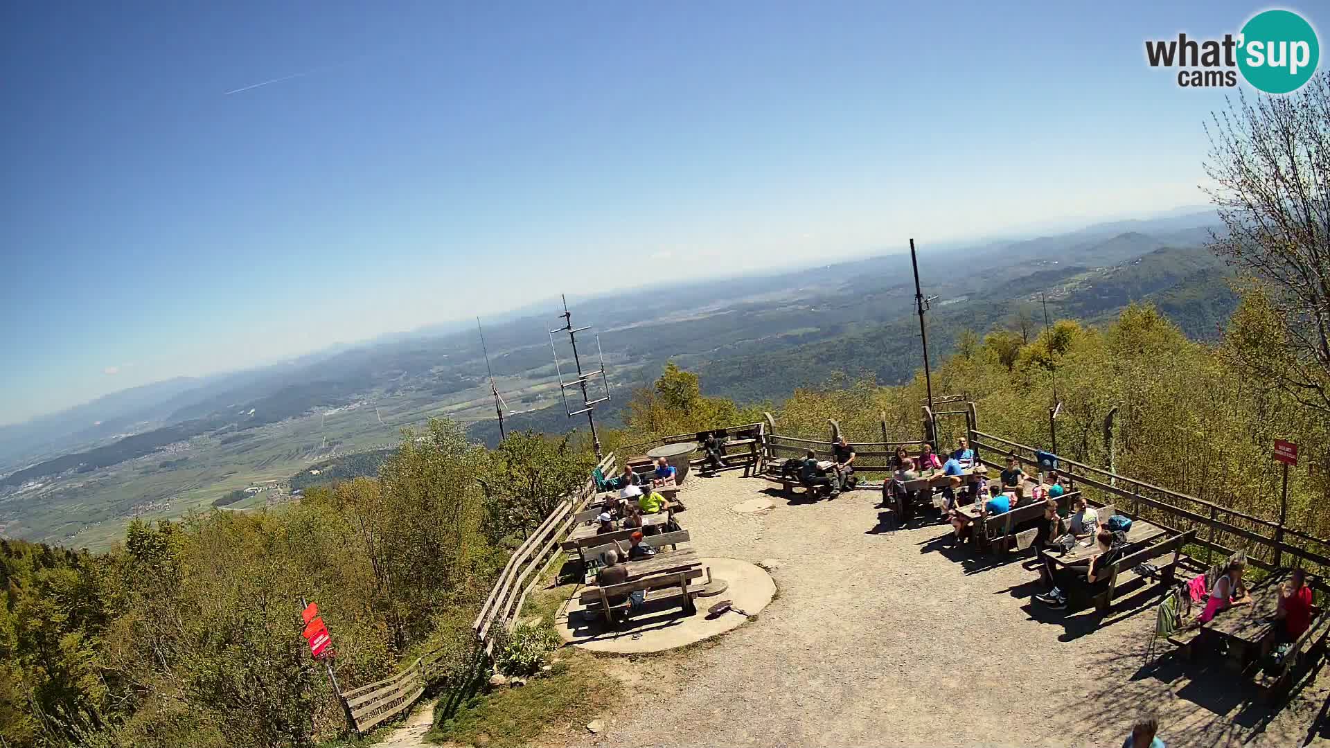 webcam Baita Krim vicino Ljubljana – Slovenia – vista su Grosuplje