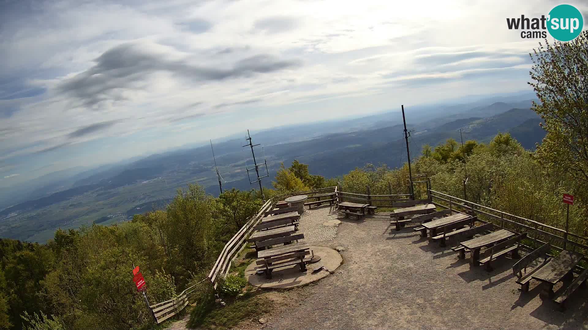 webcam Baita Krim vicino Ljubljana – Slovenia – vista su Grosuplje
