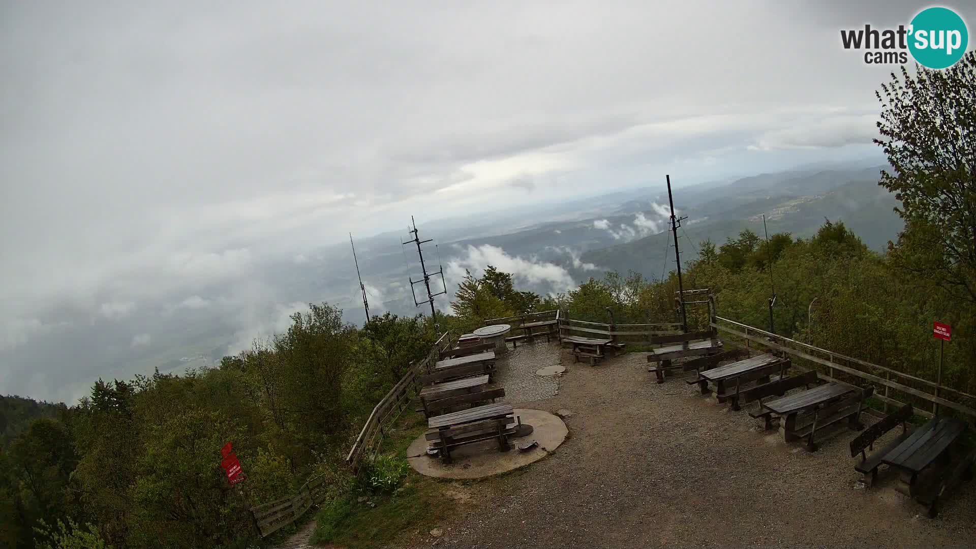 webcam Baita Krim vicino Ljubljana – Slovenia – vista su Grosuplje