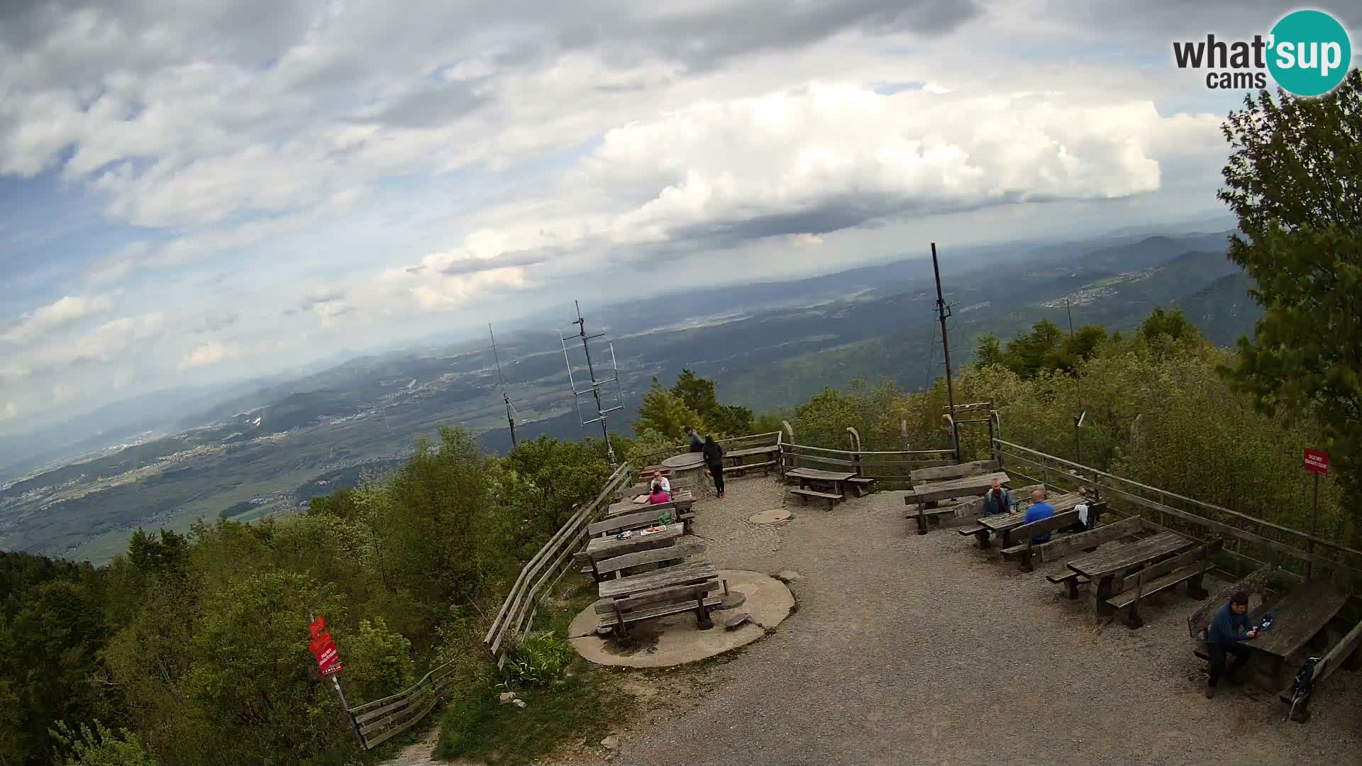 webcam Baita Krim vicino Ljubljana – Slovenia – vista su Grosuplje