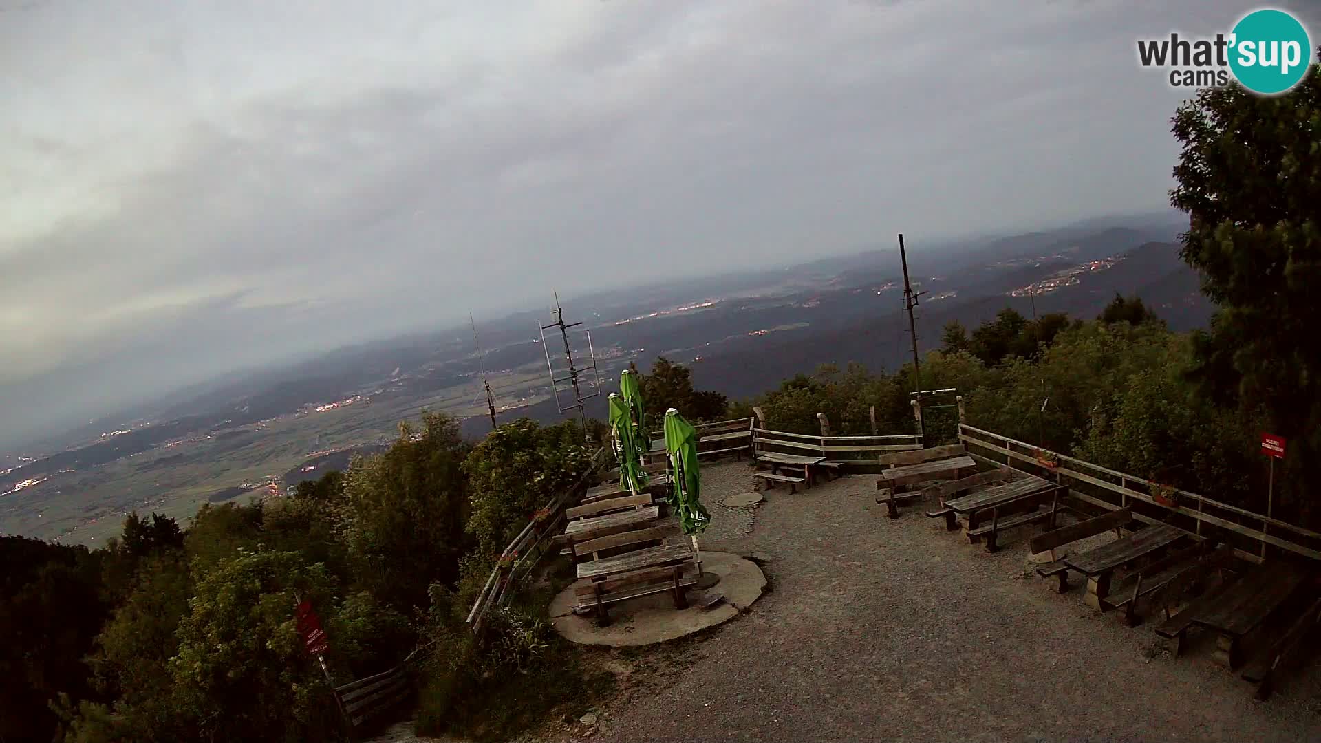 webcam Baita Krim vicino Ljubljana – Slovenia – vista su Grosuplje