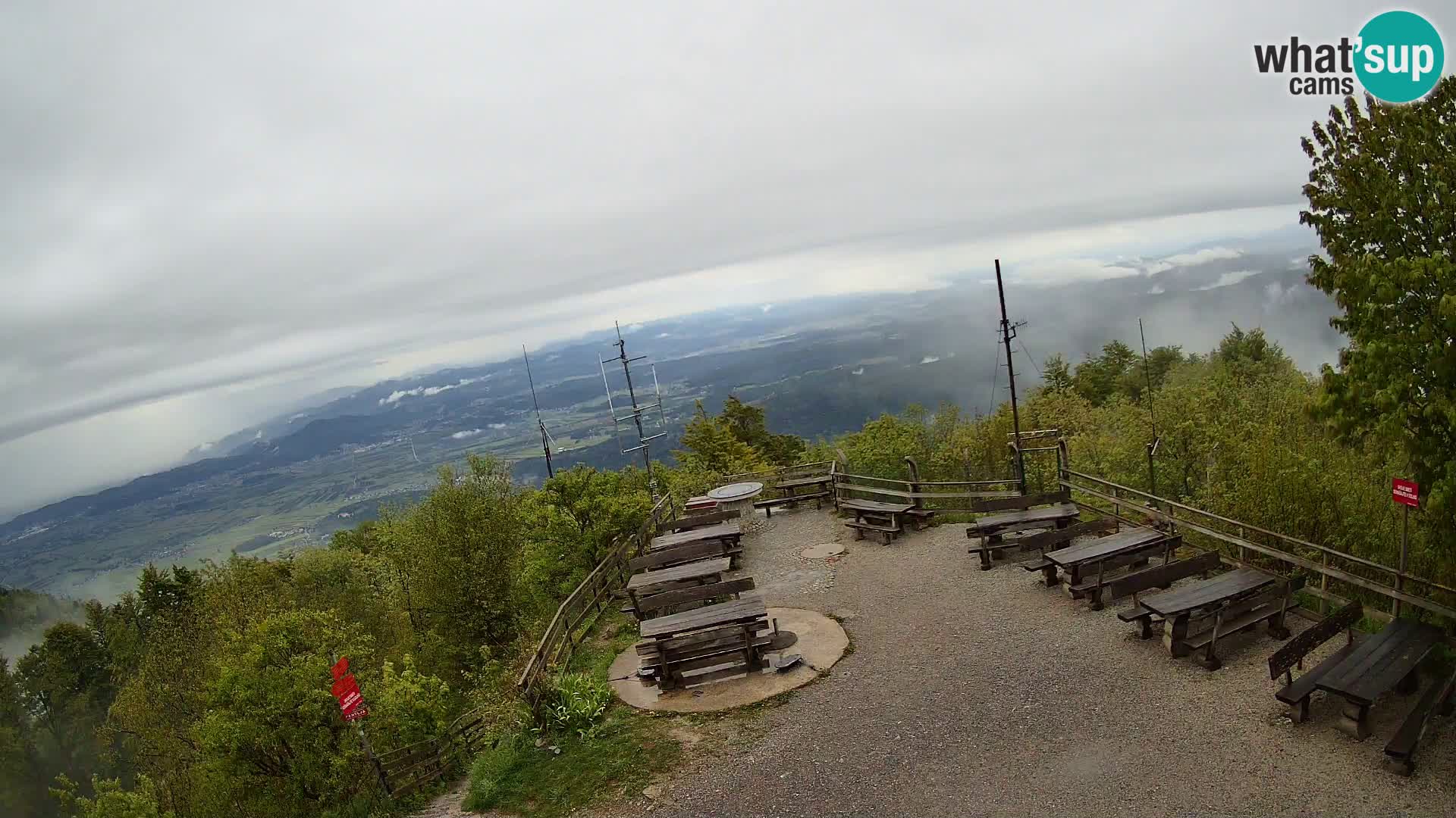 webcam Baita Krim vicino Ljubljana – Slovenia – vista su Grosuplje