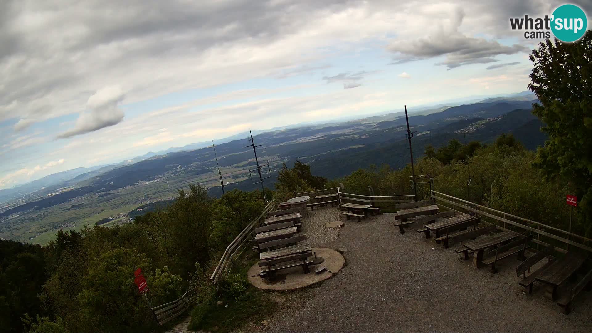 webcam Baita Krim vicino Ljubljana – Slovenia – vista su Grosuplje