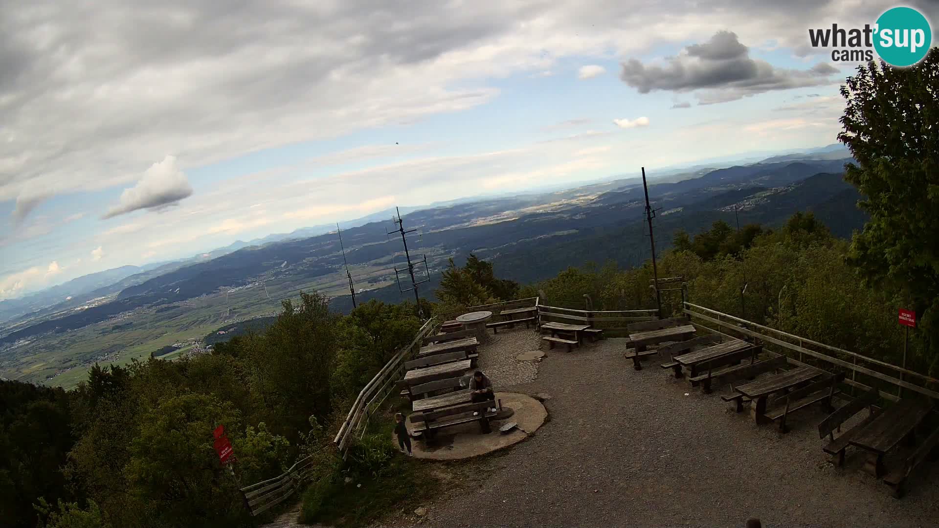 webcam Baita Krim vicino Ljubljana – Slovenia – vista su Grosuplje