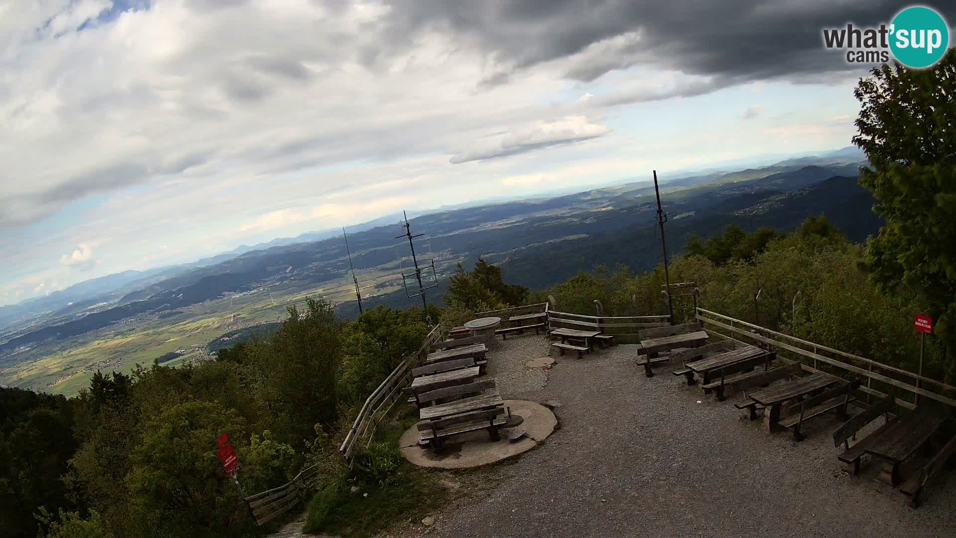webcam Baita Krim vicino Ljubljana – Slovenia – vista su Grosuplje