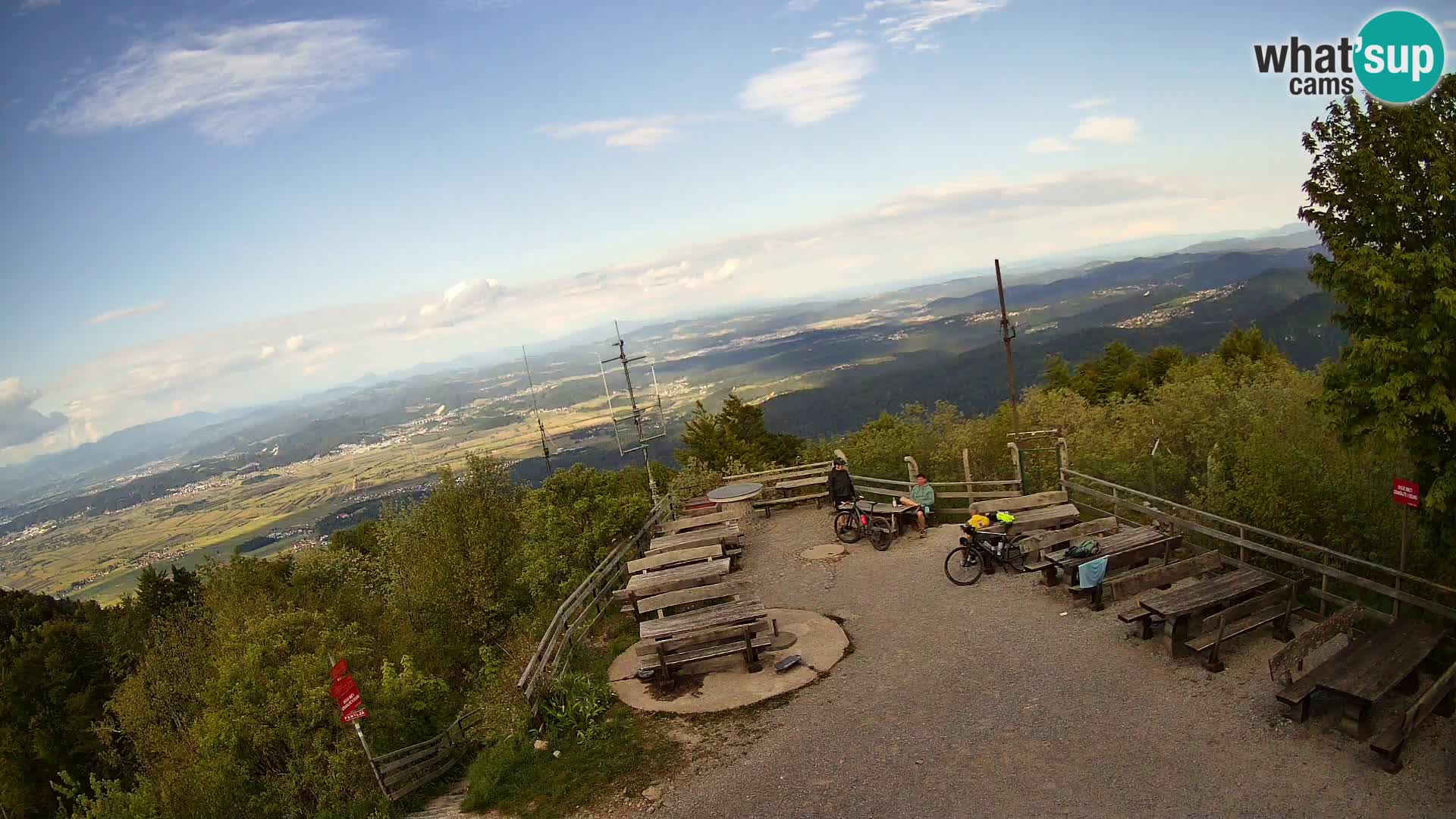 webcam Baita Krim vicino Ljubljana – Slovenia – vista su Grosuplje
