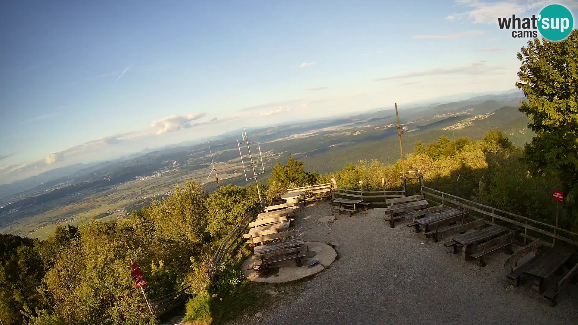 webcam Baita Krim vicino Ljubljana – Slovenia – vista su Grosuplje